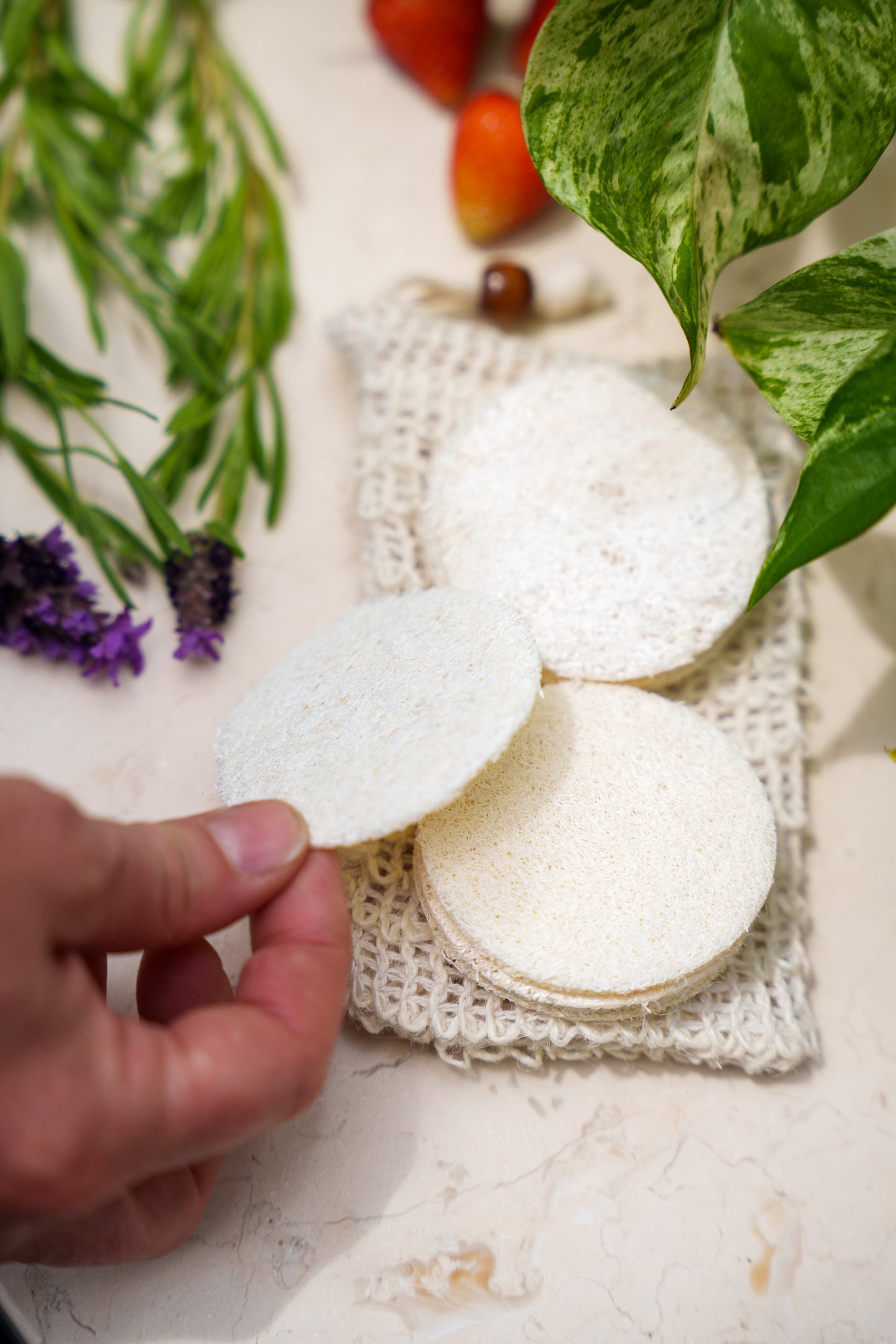 Poofah Loofahs-Face Exfoliators