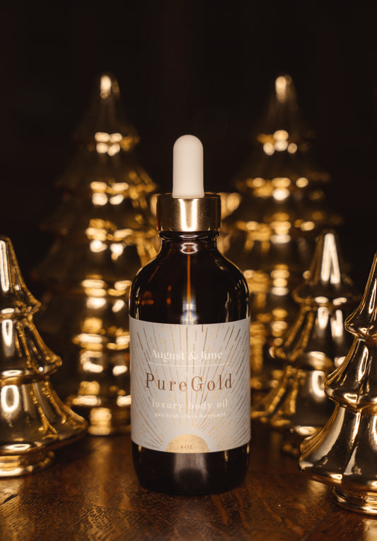 Pure Gold Body Oil 4oz.