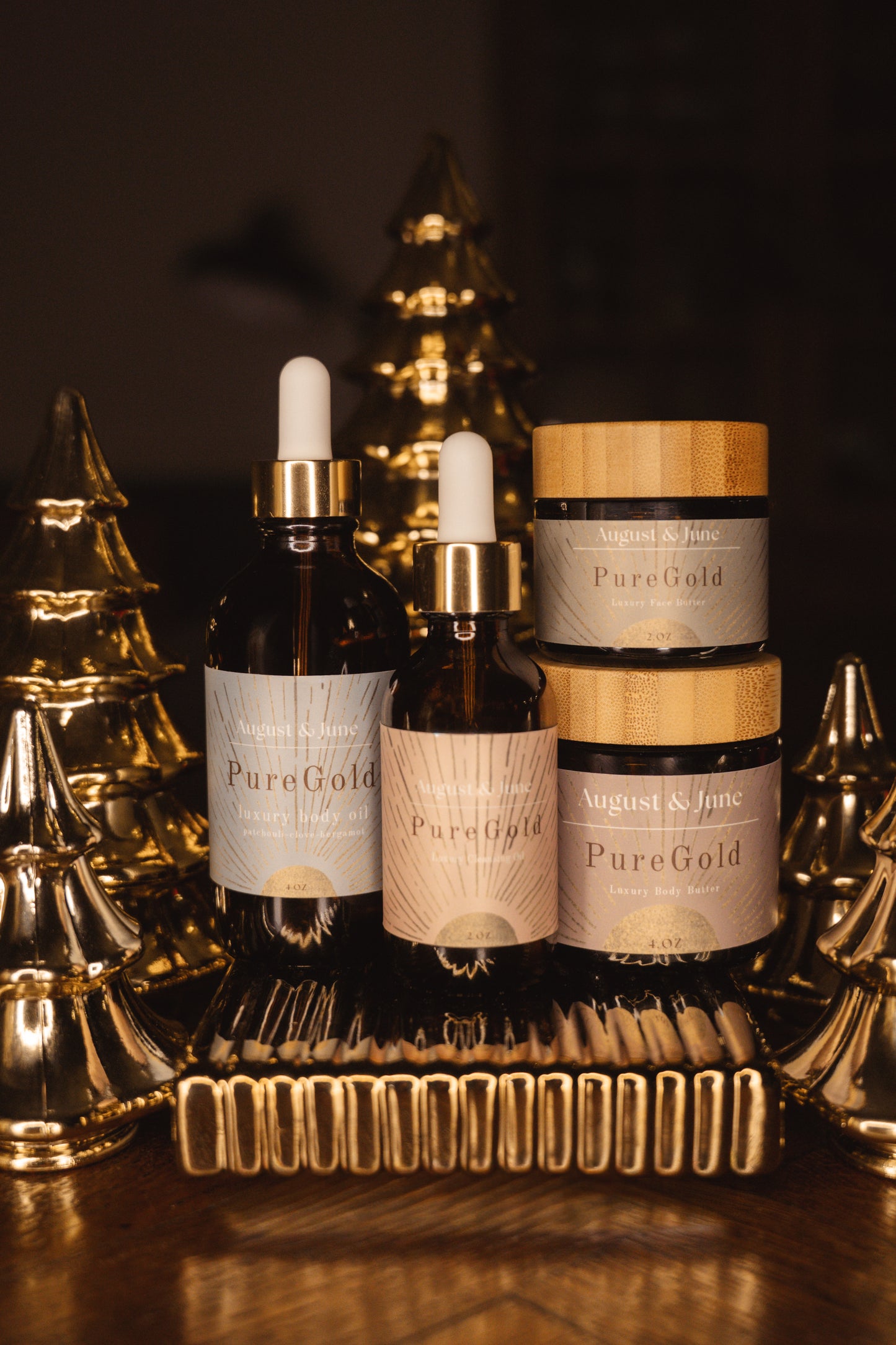 Pure Gold Body Oil 4oz.